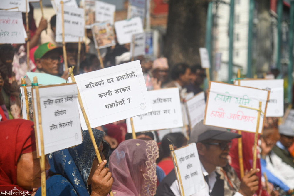 Landless issues are included in policies and programs, but not implemented.