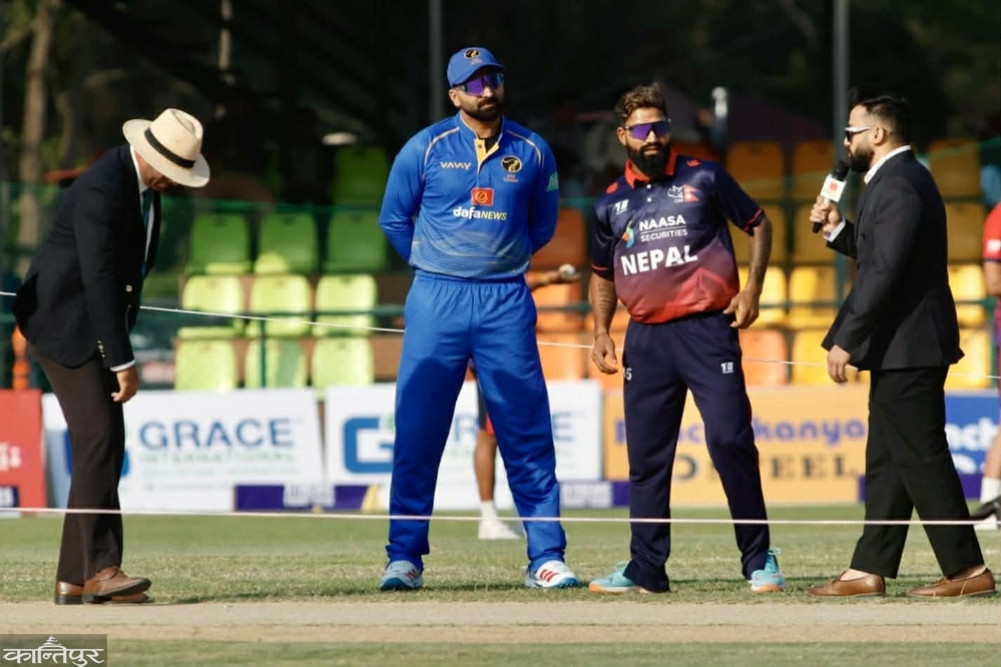 Nepal's batting against UAE, Dipendra is the fifth captain