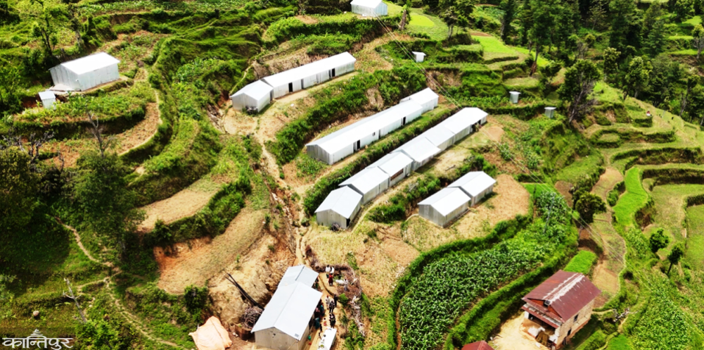 22 Thami families from Lower Majuwa have been living in tents for a year and a half, but the third monsoon has arrived and they have not been resettled.