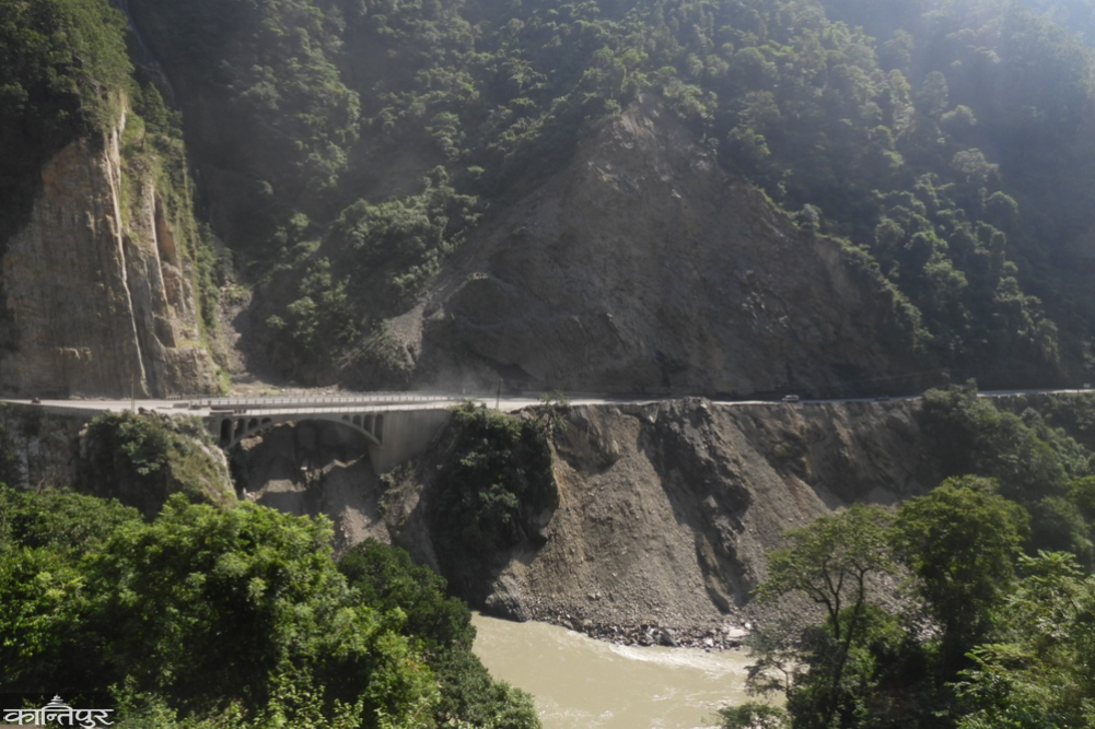 Delays in preventing landslides in Tuin River, which caused much damage during the previous monsoon