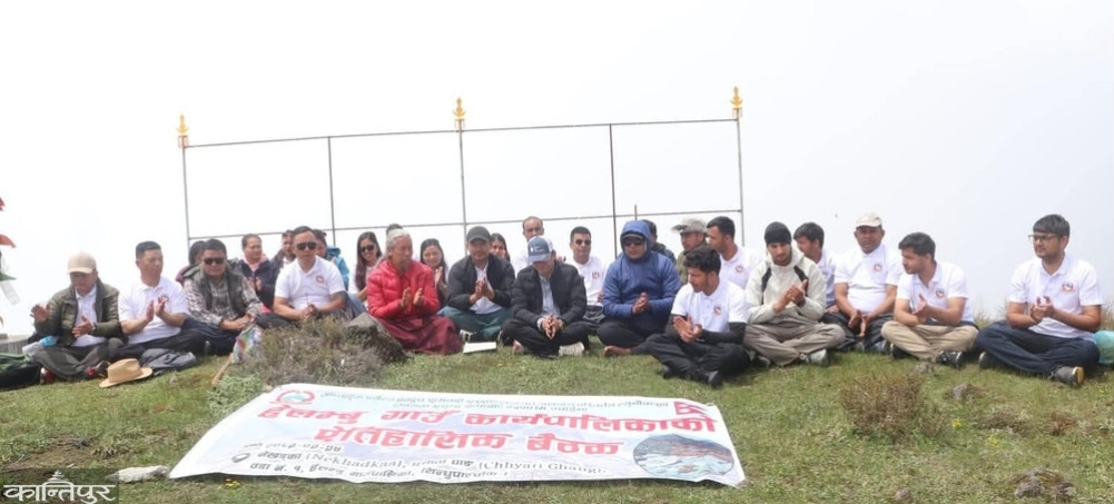 Helambu Executive Council meeting held at an altitude of 4,200 meters
