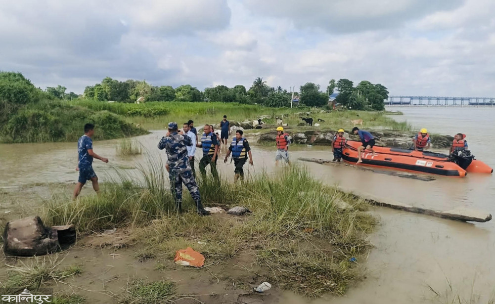 Youth who jumped into Koshi River rescued after 2.5 hours