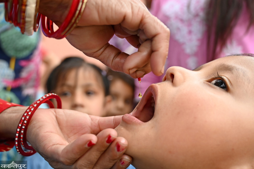 Vitamin 'A' capsules administered to 2.3 million children