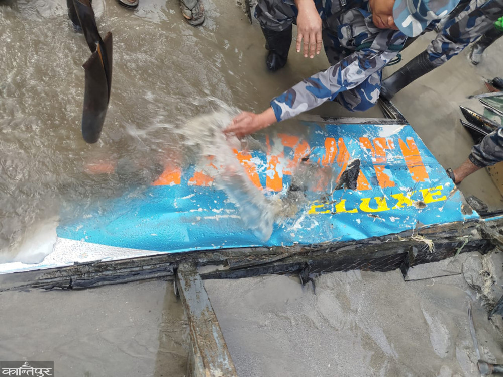 Ganapati Deluxe bus found after one and a half years in Simaltal accident