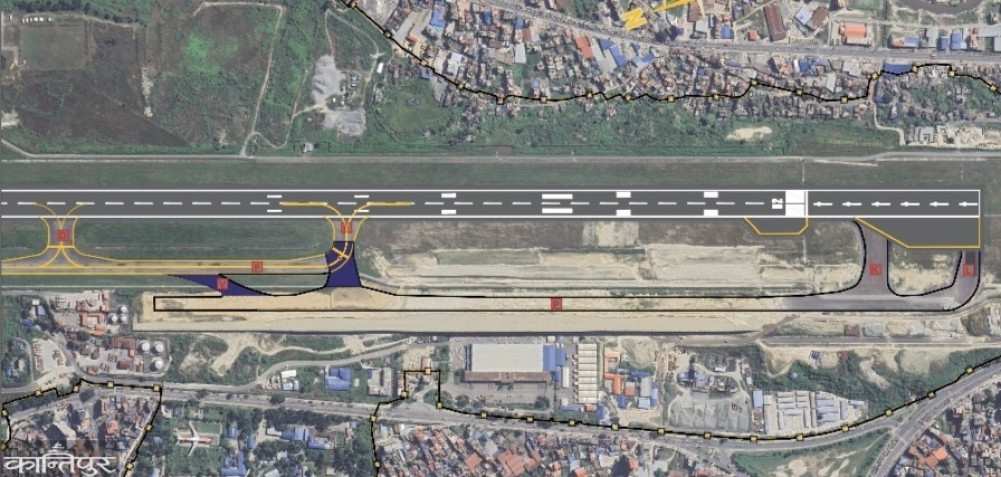 Closed taxiway 'Eco' at Kathmandu Airport reopens