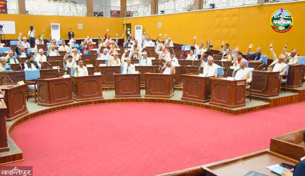 Budget for the upcoming fiscal year of Lumbini Province passed by majority