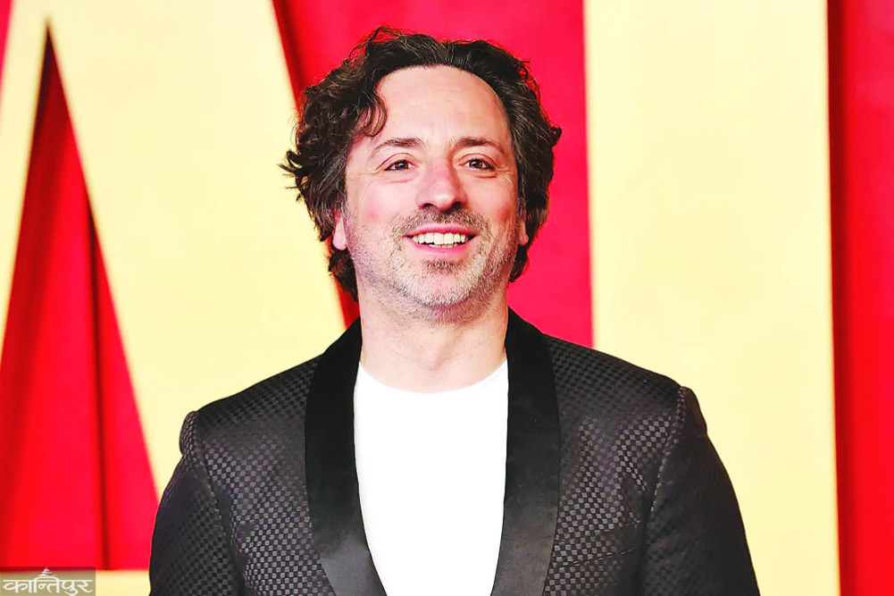 Sergey Brin, who started his company from a friend's garage