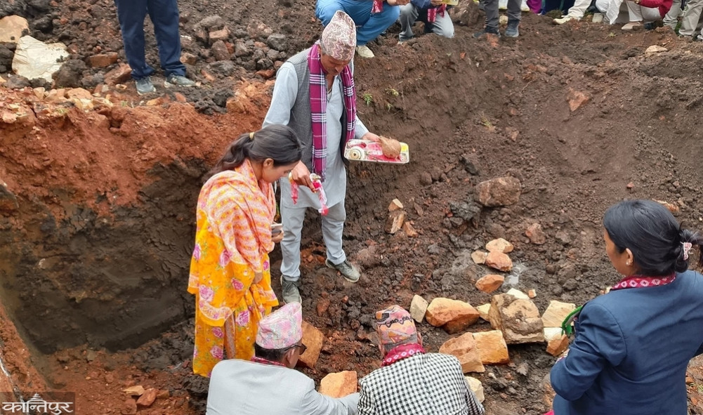 Foundation stone laid for the world's seventh high-altitude training center in Jumla