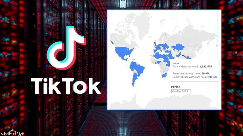 TikTok removed 9.1 million videos from Nepal in one year