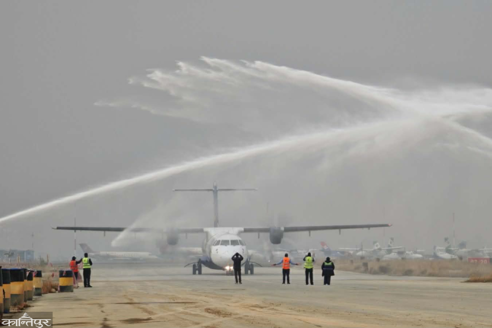 The world's first ATR-72 aircraft bids farewell