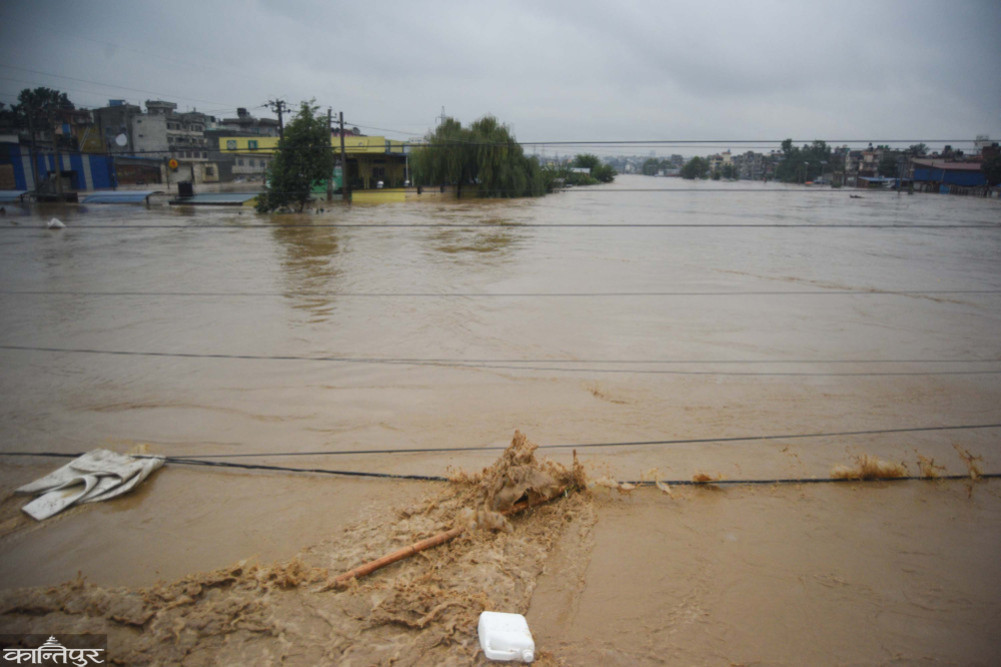High alert in Jhapa after heavy rain forecast