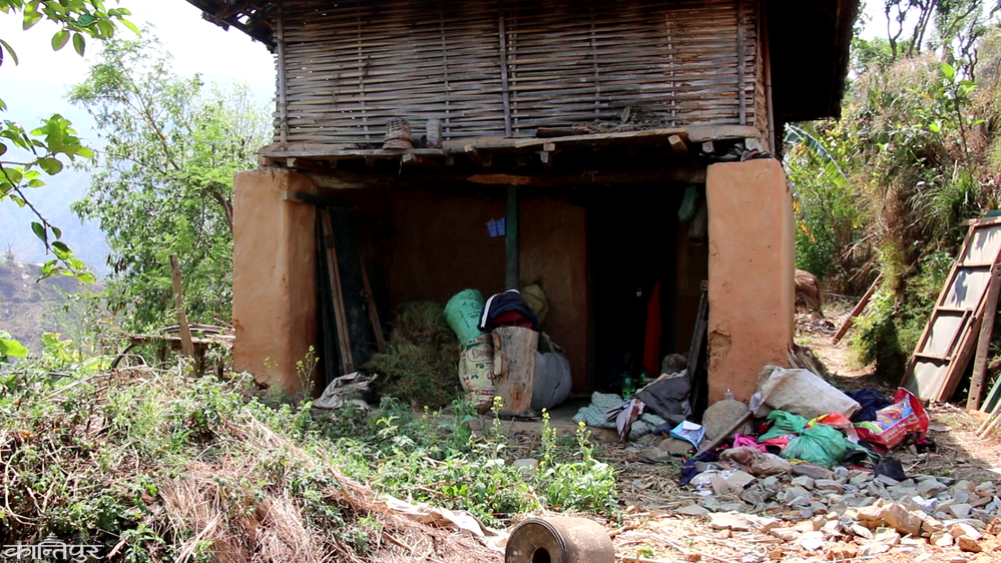 Tilkechaur residents displaced after land cracks, government relief still pending