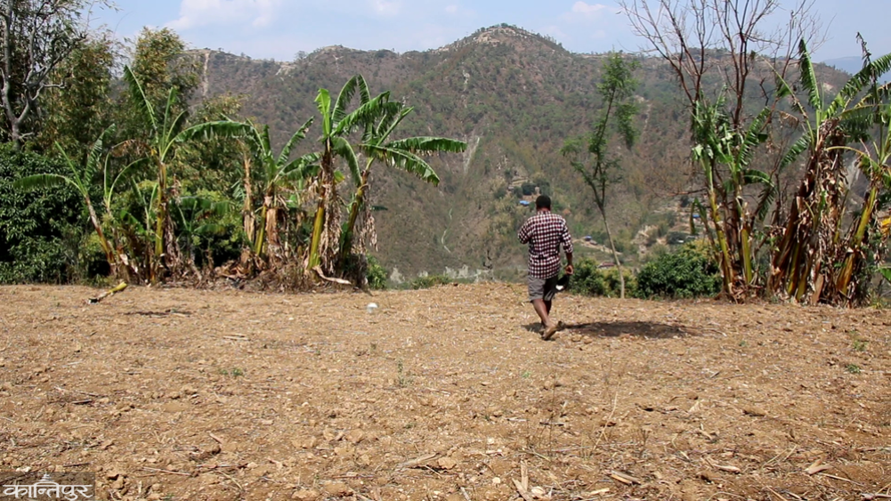 Tilkechaur residents displaced after land cracks, government relief still pending