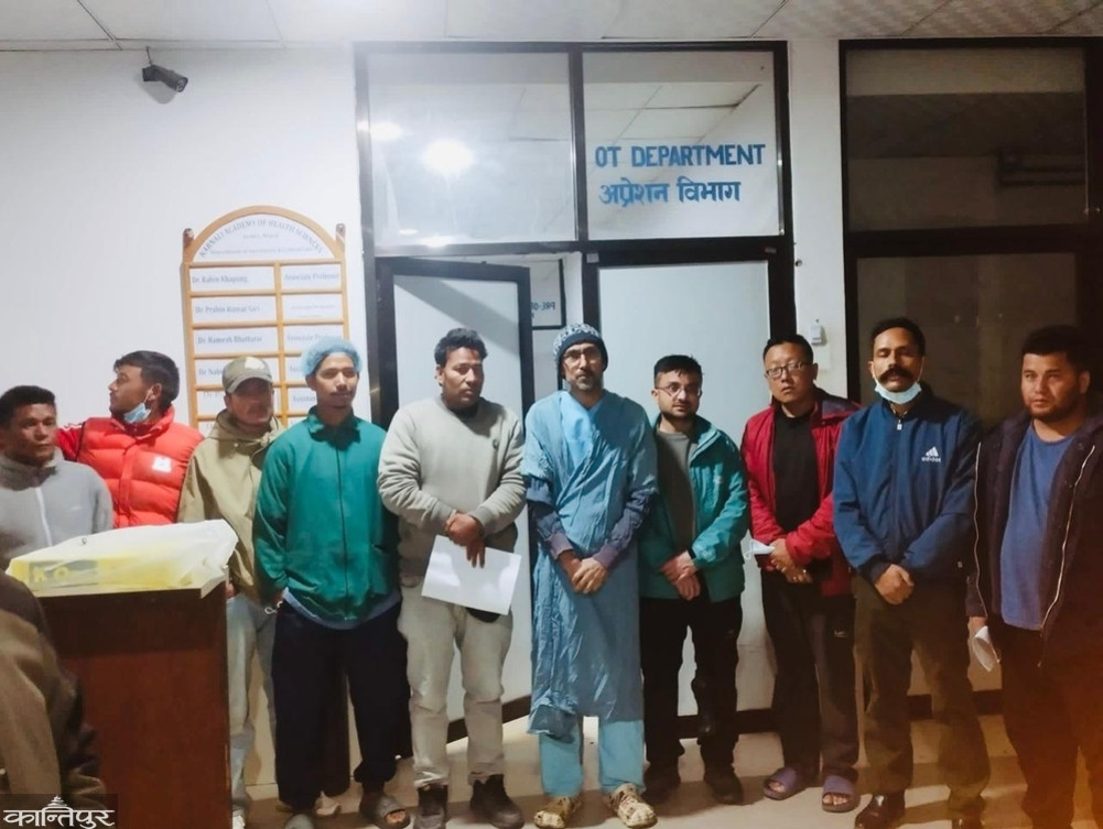 Dr. Khadka, who came to the yoga camp, saved the life of a patient by performing a 'complex surgery' in Jumla