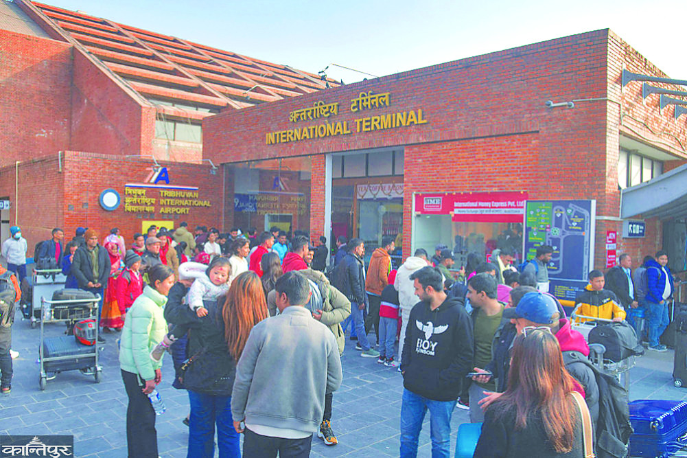'Brain drain' visible at Tribhuvan Airport