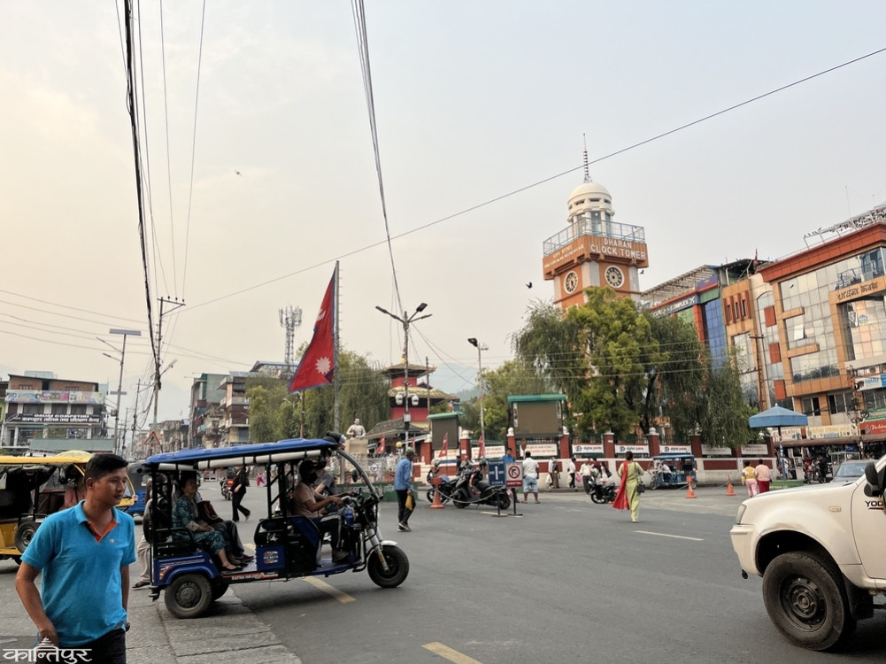 Bhanu Chowk, a place that marks the time