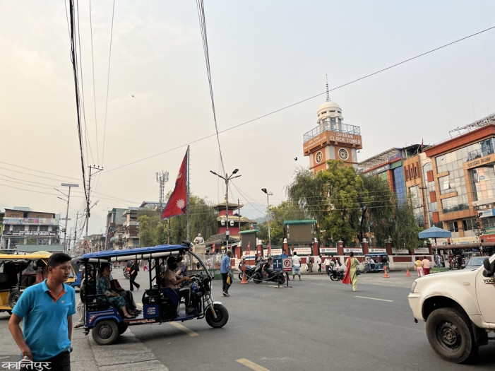 Bhanu Chowk, a place that marks the time