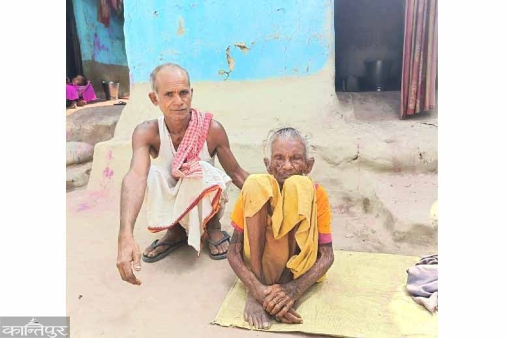 108-year-old woman casts her vote in Mahottari