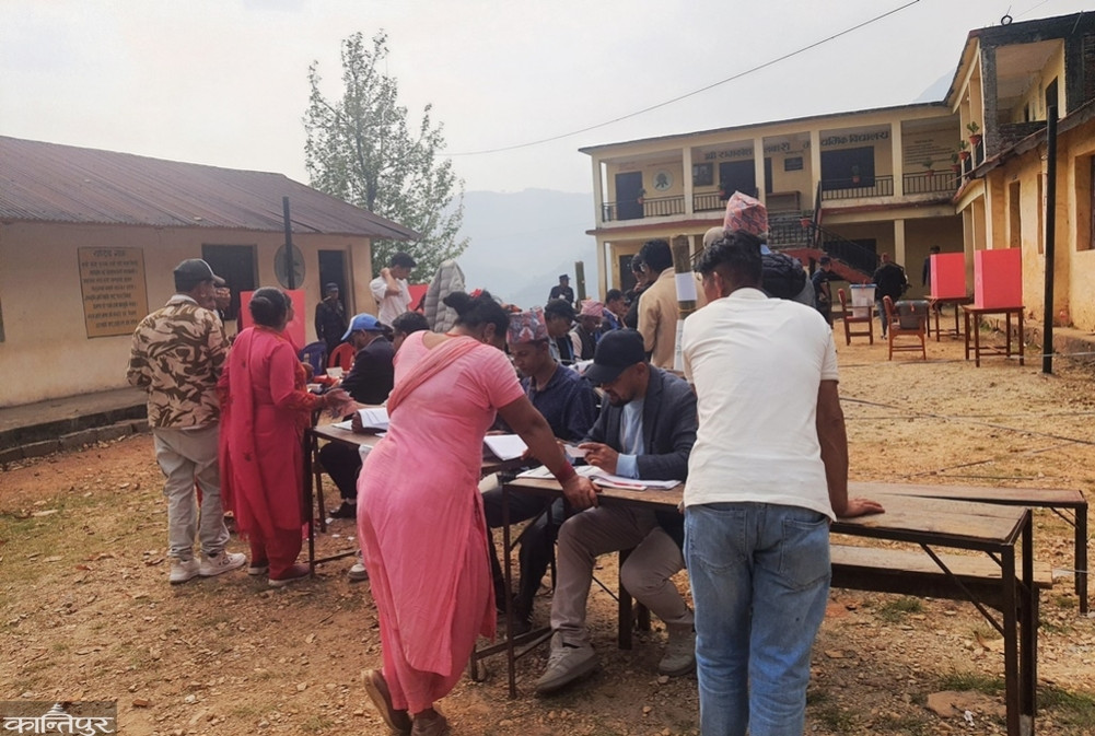45 percent of votes cast in Syangja
