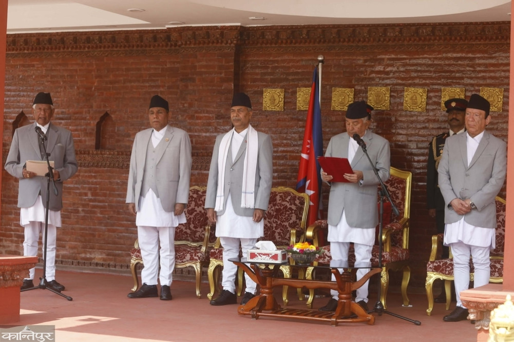 Senior member of the House of Representatives, KC, takes oath