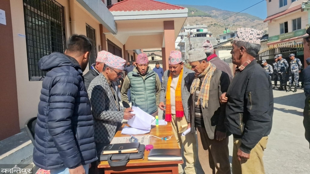 RPP's Bishwa Jethara files candidacy in Bajhang