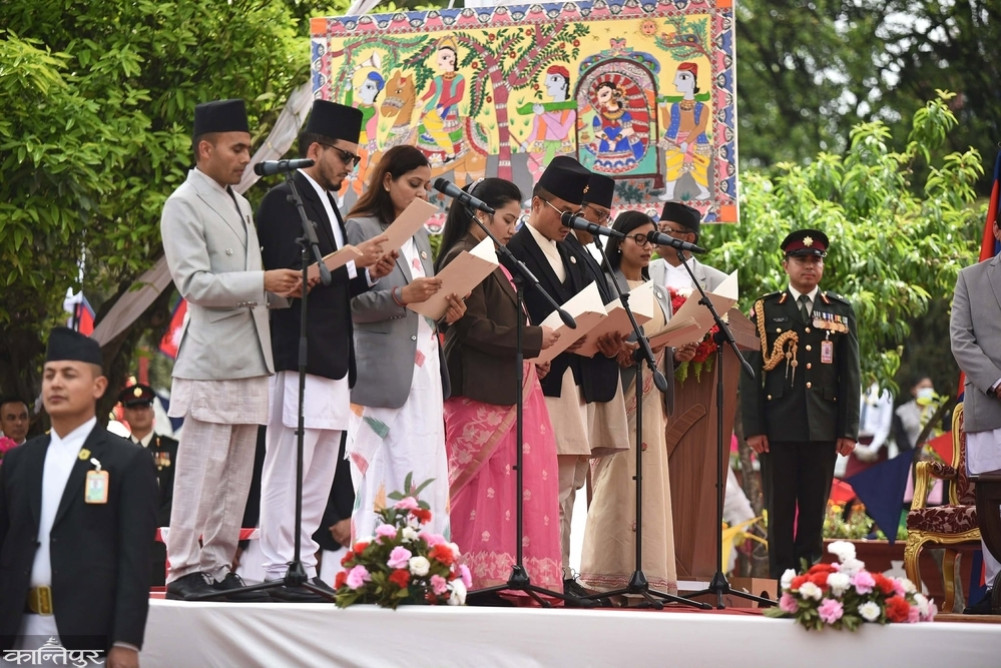 All but two new members of the cabinet