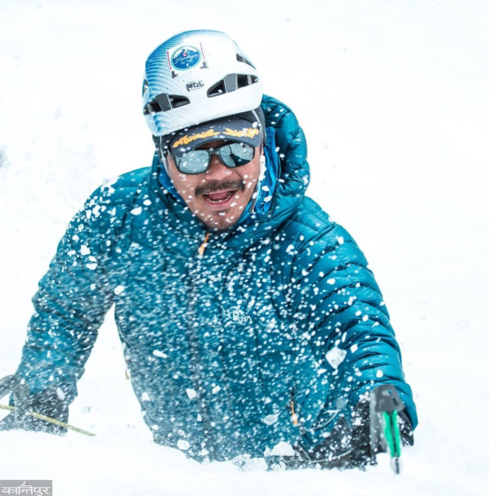 Hari Budha climbed the seven highest mountains in the world