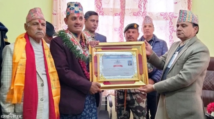 Who is Kharel, who demolished the communist 'stronghold' in Dolakha?