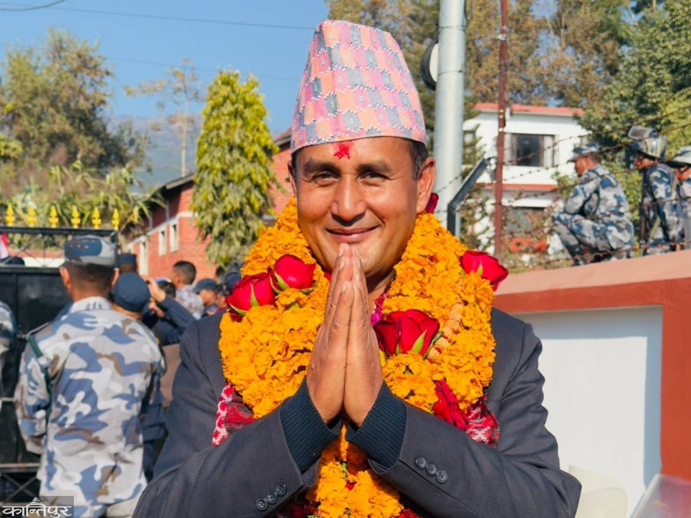 Congress' Koirala files nomination in Surkhet-2