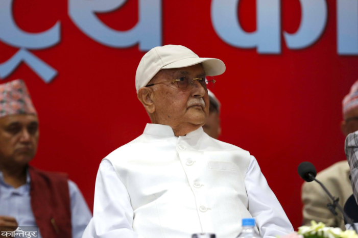 Chairman Oli condemns UML Vice-Chairman Poudel's arrest