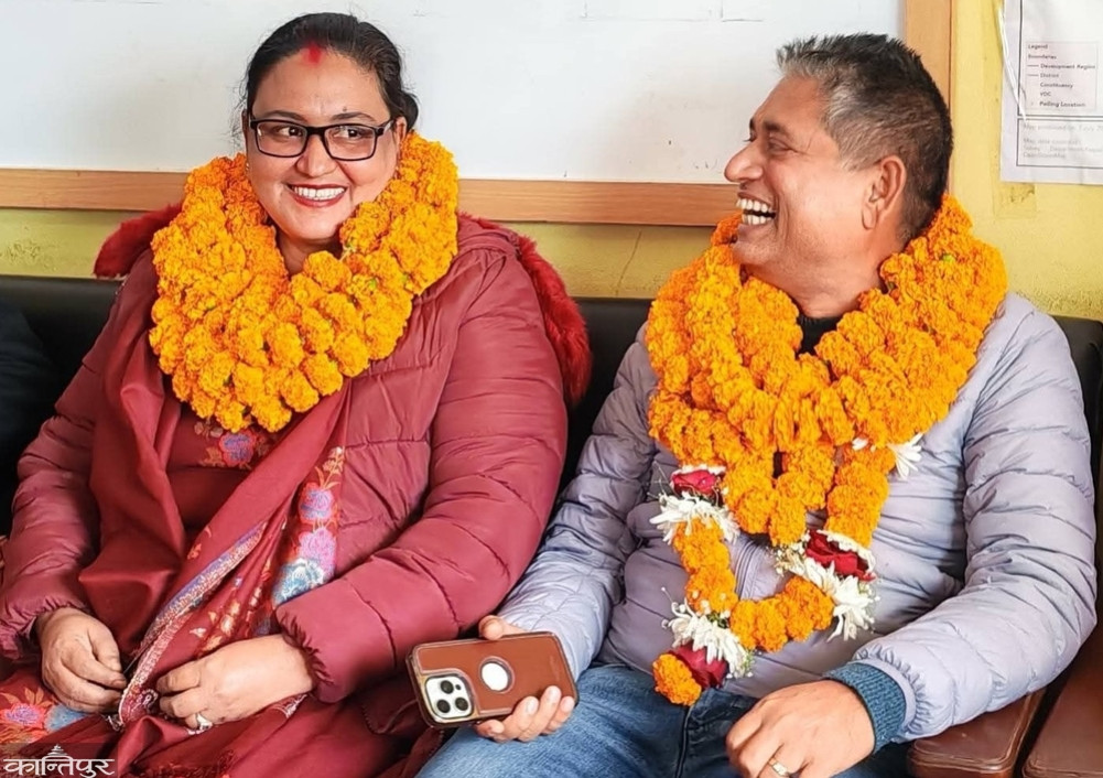 Jaishi and Sunar register candidacies for National Assembly members from NCP in Sudurpaschim