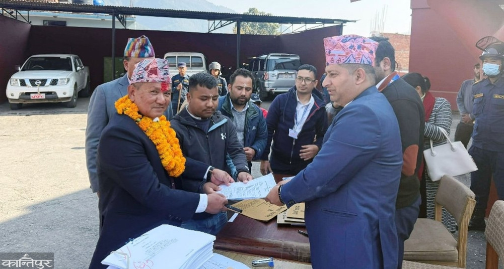 UML Vice President Prithvi Subba Gurung's nomination registered in Lamjung