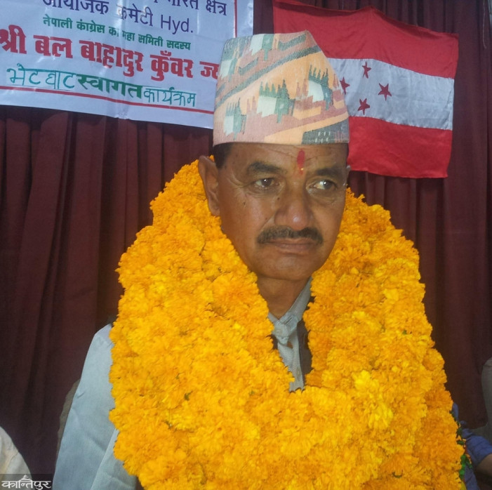 Political twist in Achham-2, Congress leader Kunwar becomes NCP candidate at last minute