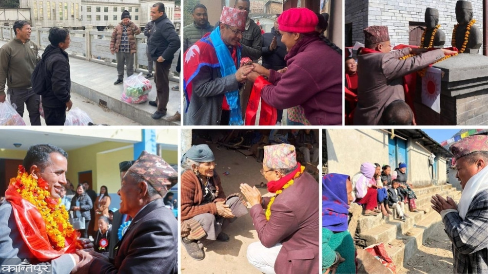 Sindhupalchowk candidates busy door-to-door