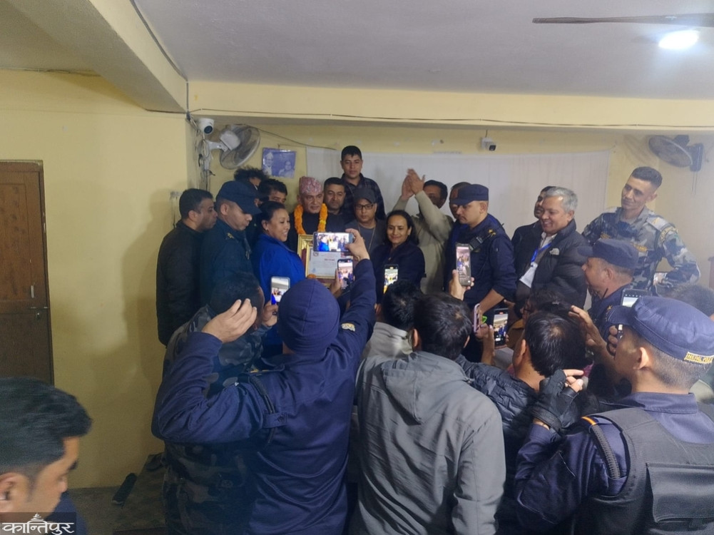 Rajunath Pandey of the Rashtriya Swayamsevak Sangh (RSS) wins in Kathmandu-3.