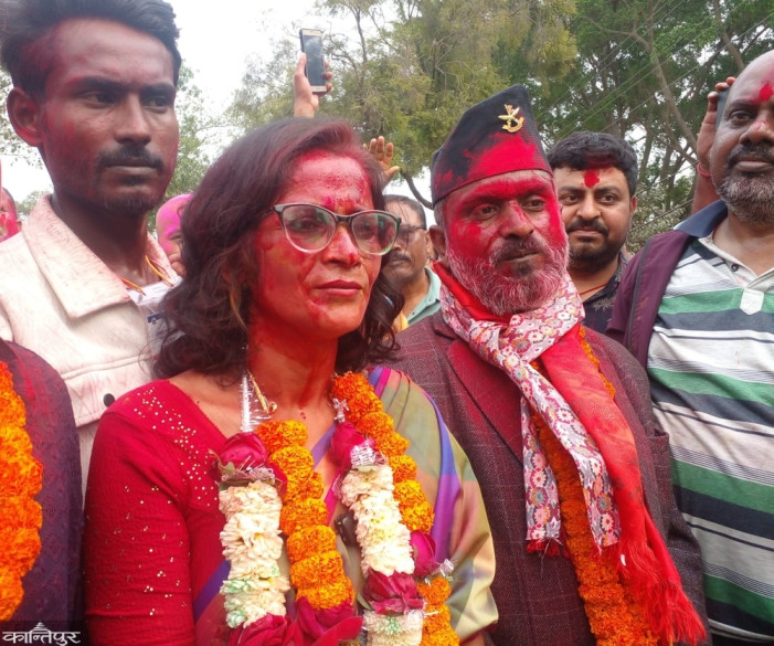 Asha Kumari Jha of Rashtriya Swayamsevak Sangh (RSS) wins in Morang-5