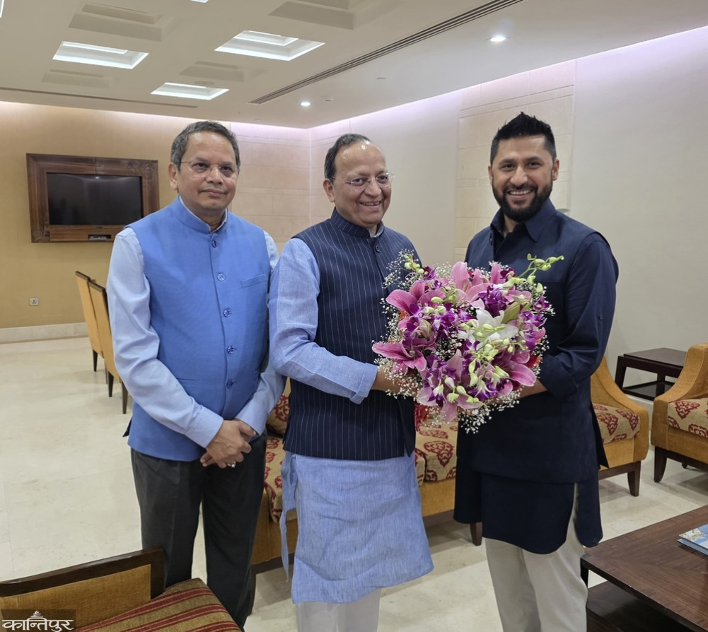 Lamichhane reaches Delhi at BJP's invitation