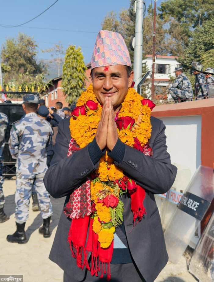 Congress' Koirala files nomination in Surkhet-2