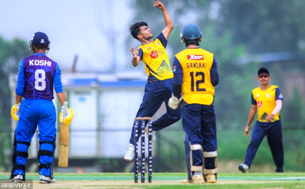 Arjun Kumal scores century, Gandaki wins by 39 runs