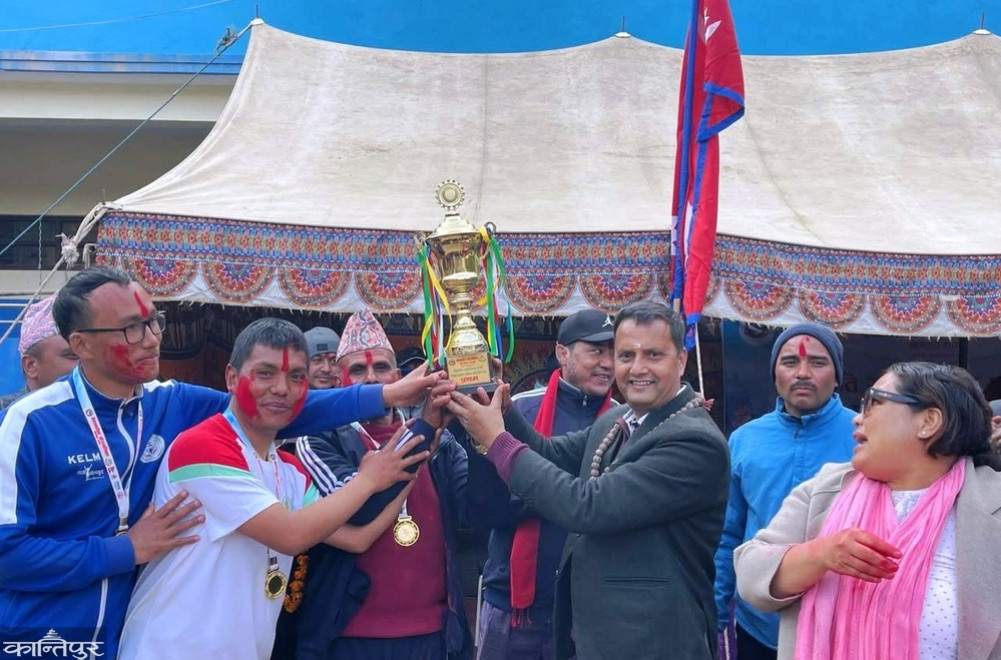 Bethanchowk's President's Running Shield goes to Parvati Secondary School