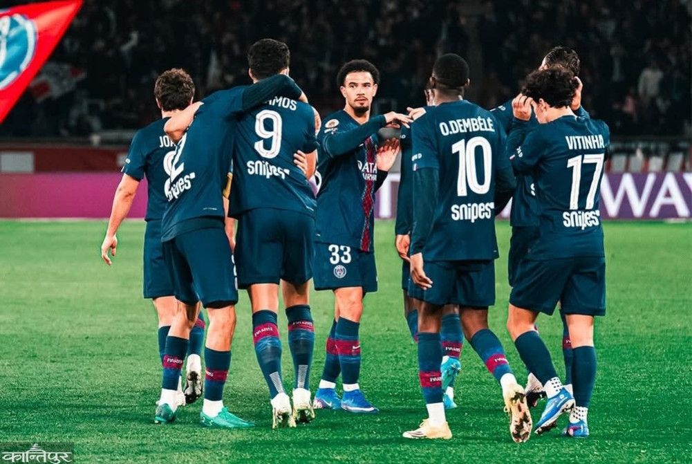 PSG's lead at the top is four points