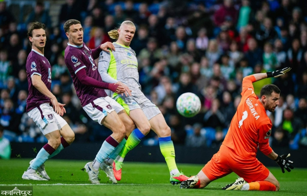 City top, Burnley relegated