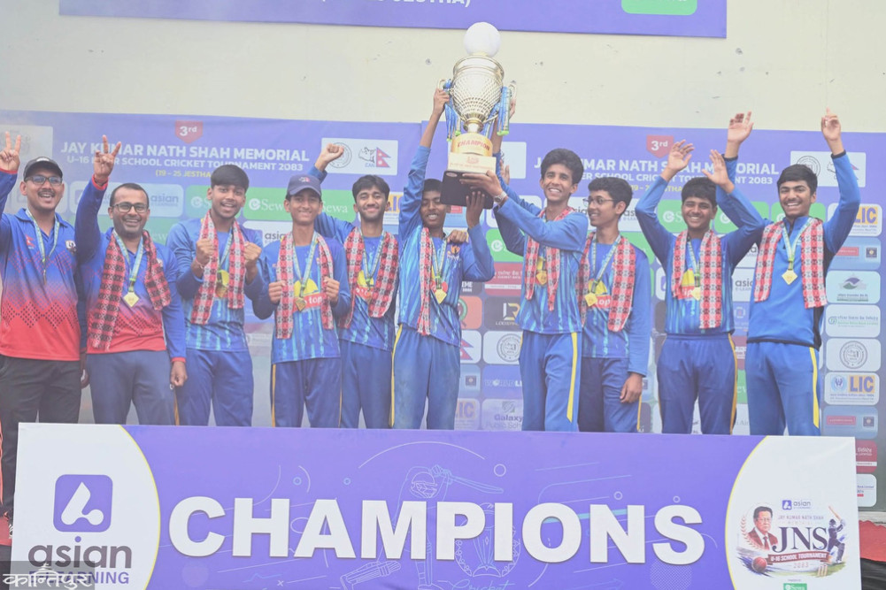 DAV is the consecutive champion in U-16 cricket