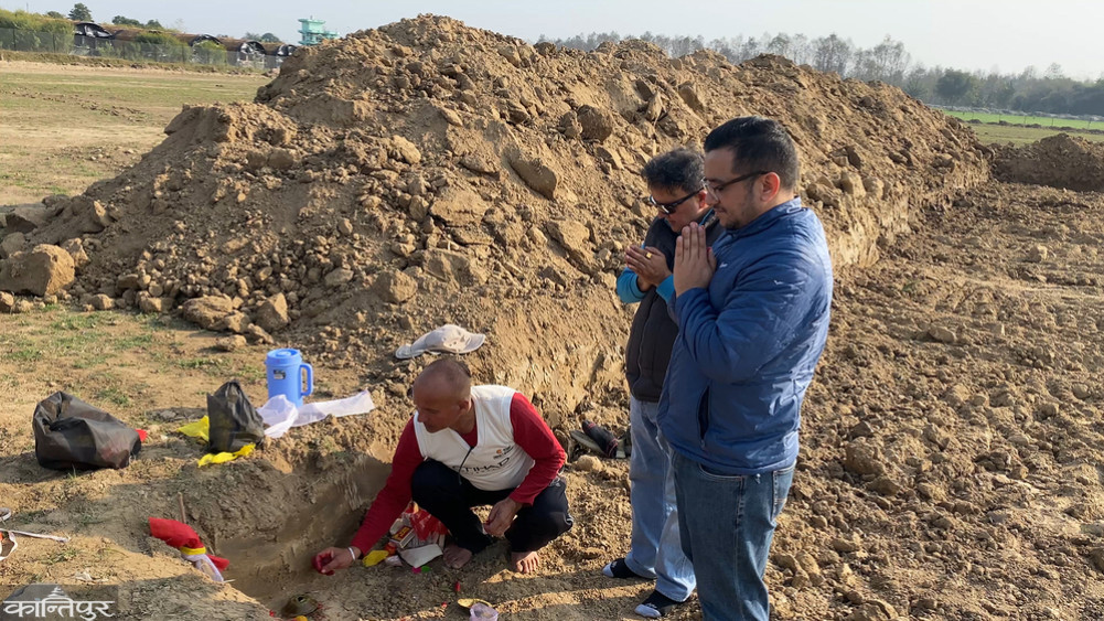 Cricket ground being built in Dhangadhi with private sector investment