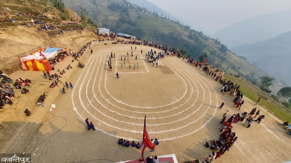Tilagufa's Barshashwa on the Presidential Running Shield in Kalikot