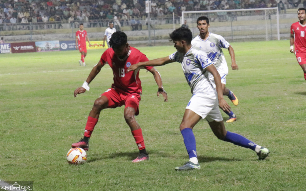 Jhapa-11 nears Virat Gold Cup title after defeating Police