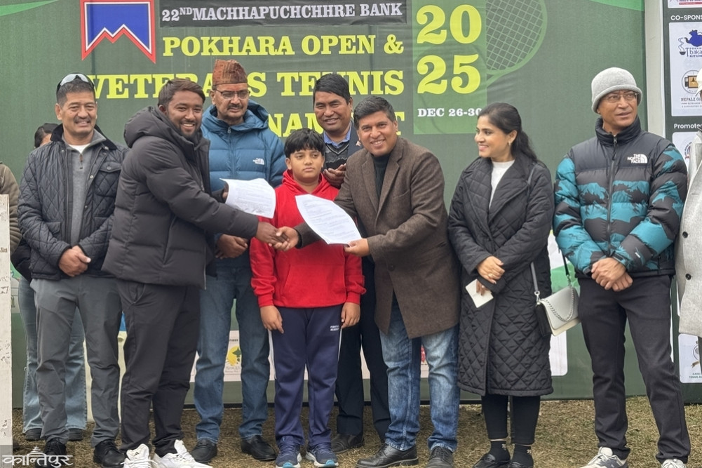 Tennis player Pradeep becomes Aryash's personal trainer