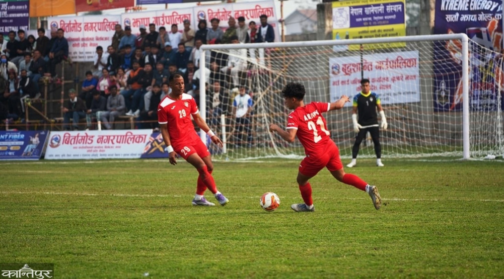 Jhapa Gold Cup: Army advances to quarterfinals