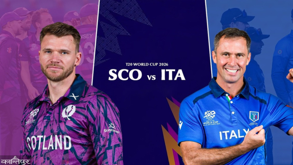 Italy and Scotland clash