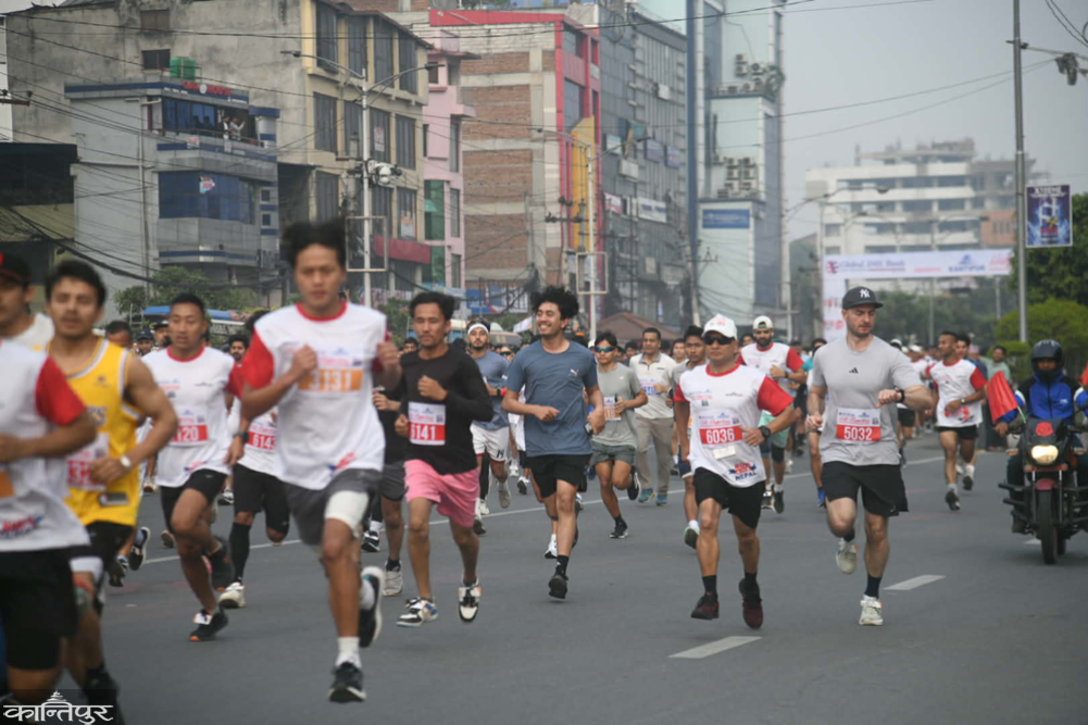 Kantipur Half Marathon: Pukar and Kusum win in corporate